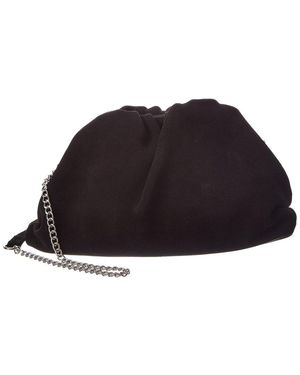 Isabella Rossetti Halle Leather Clutch - Black