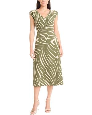 Maggy London Midi Dress - Green