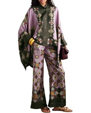 CHARLOTTE GREEN Shirt & Pant Set - Multicolour