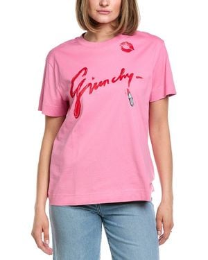 Givenchy Graphic T-Shirt - Pink