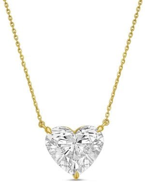 Diana M. Jewels Diana M. 14K 10.00 Ct. Tw. Lab-Grown Diamond Pendant Necklace - Metallic