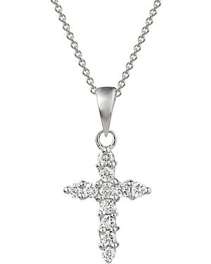 Diamond Select Cuts 14K Diamond Necklace 0.22 Ct - White