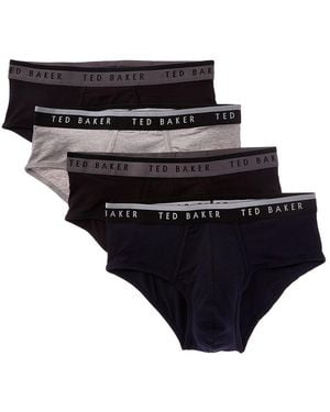 Ted Baker 4Pk Brief - Black