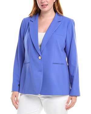 Tahari Plus Blazer - Blue