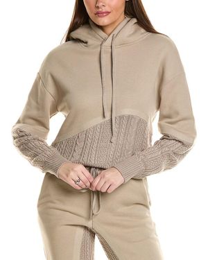 Twenty Felt Connect Wool-Blend Hoodie - Natural