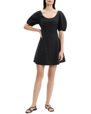 Theory Puff Sleeve Dress - Black