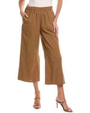 Eileen Fisher Wide Leg Pant - Natural