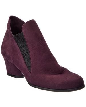 Arche Musc Leather Bootie - Purple