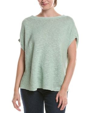 Eileen Fisher Linen-Blend Jumper - Green