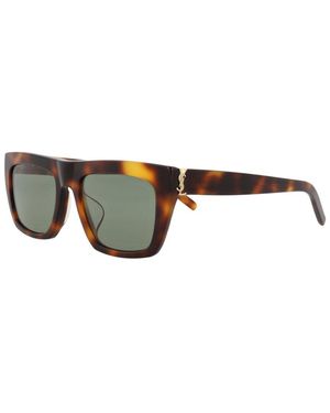 Saint Laurent 56Mm Sunglasses - Brown