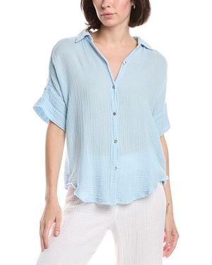 Michael Stars Bailey Button-Down Shirt - Blue