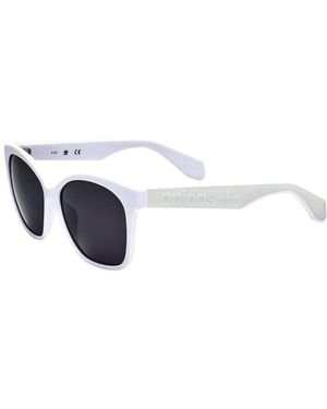 adidas Cat Eye Smoke Lens Sunglasses - White