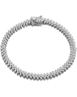 Genevive Jewelry Silver Bracelet - Metallic