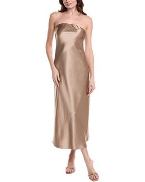 Cami NYC Noelle Strapless Dress - Brown