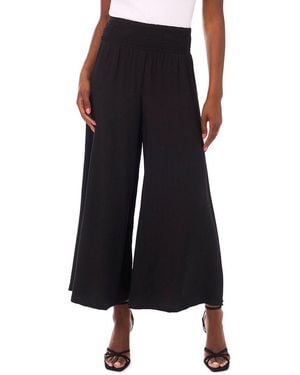 Vince Camuto Smocked Waist Pants - Black