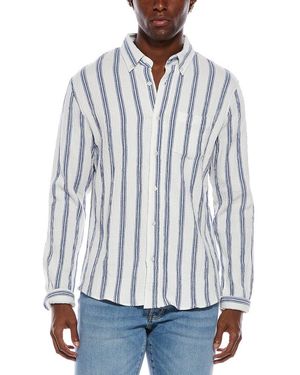 Slate & Stone Textured Button Shirt - Blue
