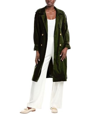 ANNA KAY Venda Trench Coat - Green