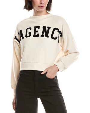 L'Agence Luvia Crop Sweatshirt - Natural