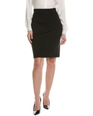 Anne Klein Midi Sweater Skirt - Black