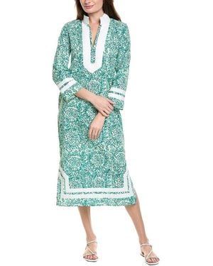 Sail To Sable Tunic Midi Dress - Green