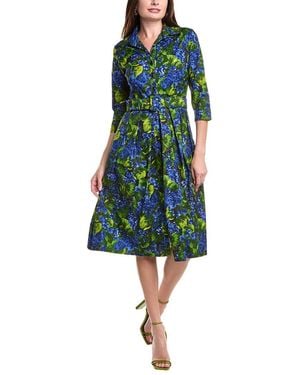 Samantha Sung Audrey Shirtdress - Blue