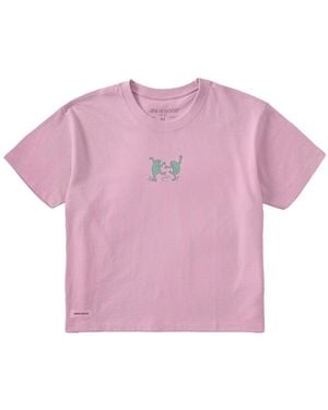 Life Is Good. Crusher Boxy Tee - Pink