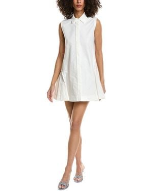 Jonathan Simkhai Maggy Pleated Mini Dress - White