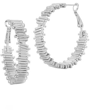 Glaze Jewelry Plated Earrings - White