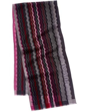 Missoni Dnu Pack Wool Scarf - Red
