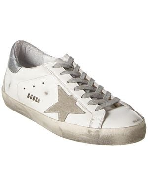 Golden Goose Superstar Leather Trainer - Metallic