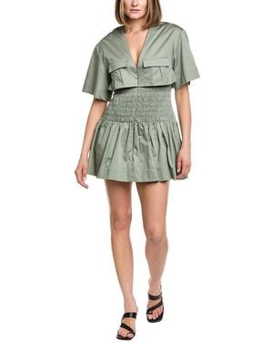 AMUR Genny Mini Dress - Green