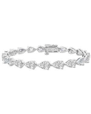 Lab Grown Diamonds 14K 10.75 Ct. Tw. Lab-Grown Diamond Fashion Bracelet - White