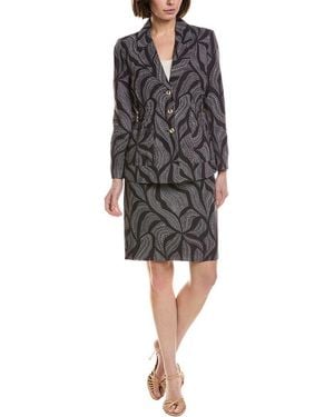 Nanette Lepore 2Pc Jacket & Pant Suit Set - Black