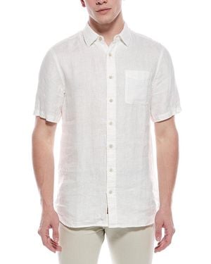Faherty Palma Linen Shirt (Tall) - White