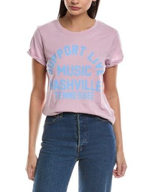 Prince Peter Support Live Music Nashville T-Shirt - Blue