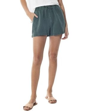 Young Fabulous & Broke Kalea Linen-Blend Short - Blue
