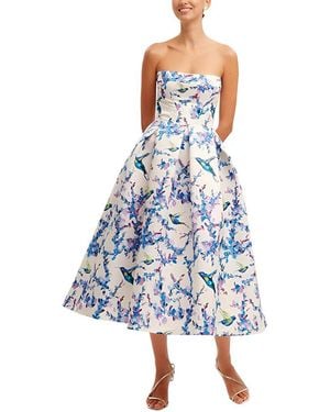 Alma King Midi Dress - Blue