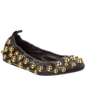 Isabel Marant Belna Leather Ballet Flat - Black