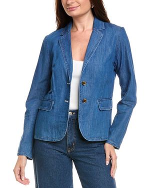 Tommy Bahama Denim Linen-Blend Blazer - Blue