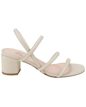 Agl Attilio Giusti Leombruni Azzurra Sandal Leather Sandal - White