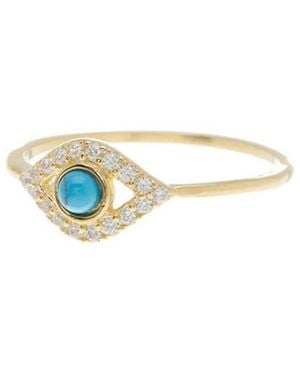 Adornia 14k Over Silver Crystal Ring - White