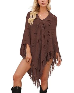 Ariele Tesoro Poncho - Brown