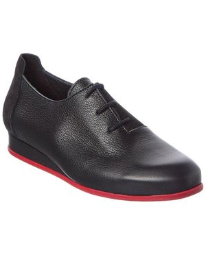 Arche Piaeje Leather Flat - Black