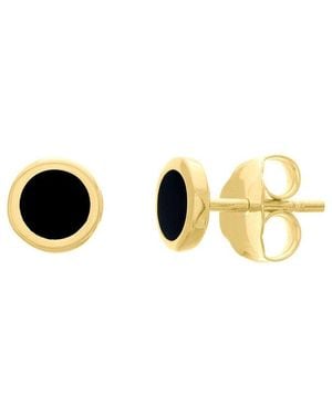 HAWLEY ST 14K Geometric Earrings - Metallic