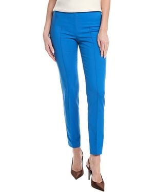 Akris Melissa Silk-Blend Pant - Blue
