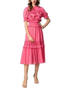 BURRYCO Sleeveless Midi Dress - Pink