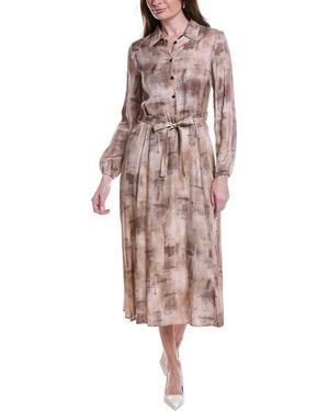 Peserico Tie Waist Shirtdress - Pink