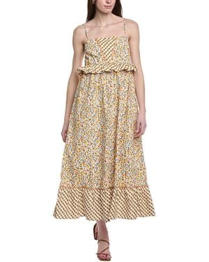 Lost + Wander Spring Sunrise Maxi Dress - Natural