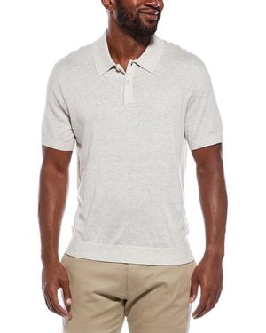 Madewell Heathered Polo Jumper - White