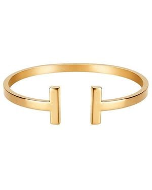 Jewels by Sunaina Cleo 18K Plated Stainless Steel Cuff Bracelet - Metallic